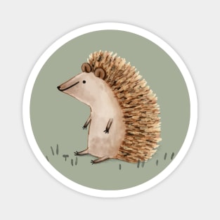 Hedgie Has a Sit Down Magnet